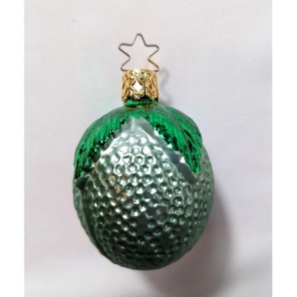 Lime Retired Old World Christmas Inge Glas Ornament - Picture 3 of 3